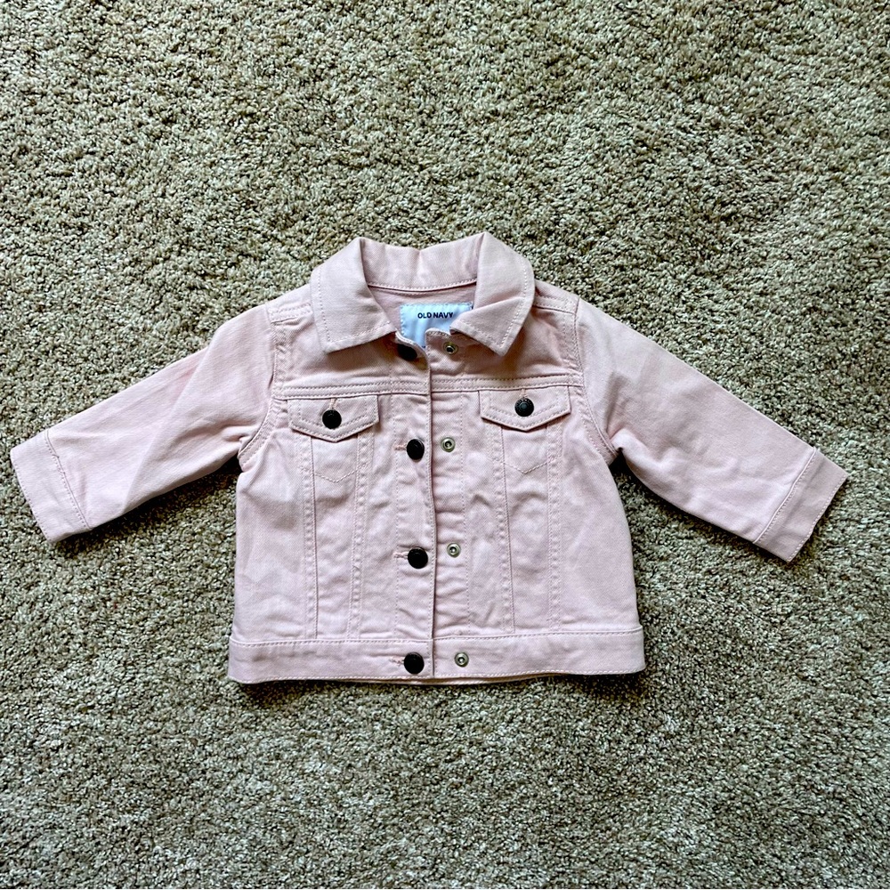 Light pink jean jacket